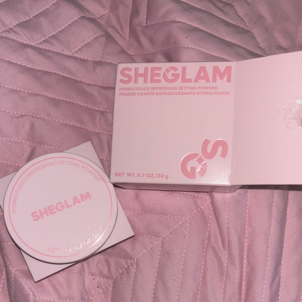 SHEIN SHEGLAM Hydro-Touch Refreshing Setting Powder - Pink
